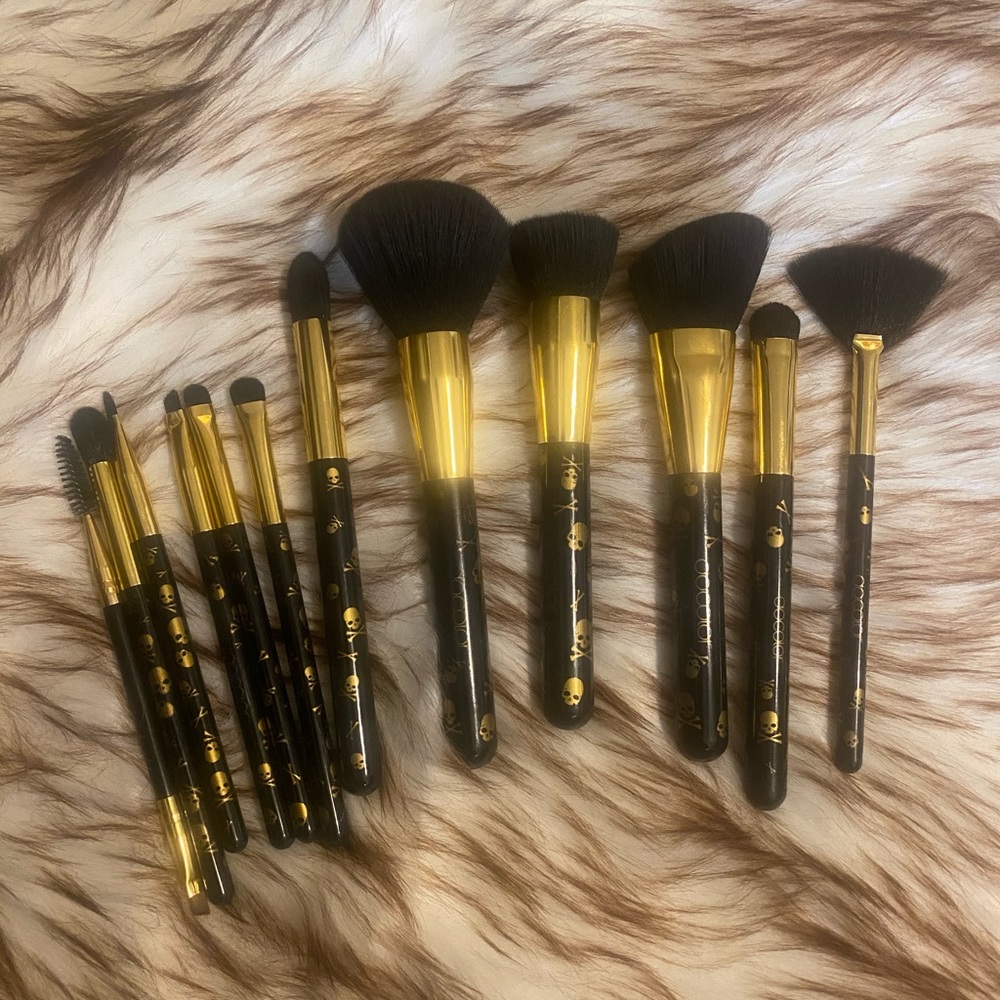 Skull Goth Docolor Brush Set